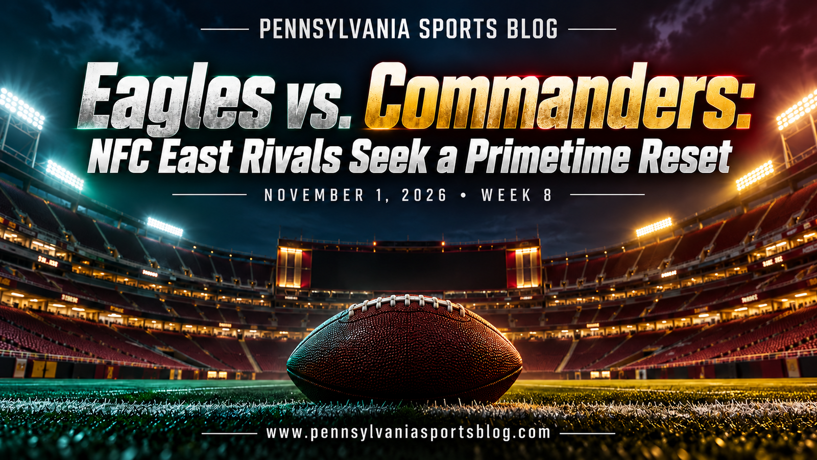 Eagles vs. Commanders: NFC East Rivals Seek a Primetime Reset