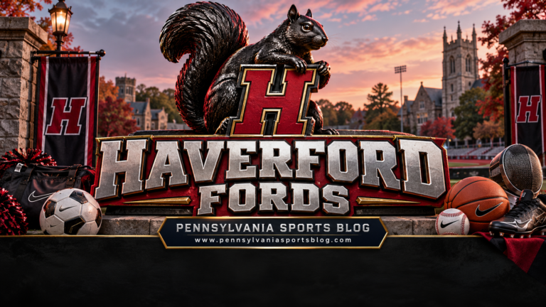 Haverford Fords — Pennsylvania Sports Blog editorial illustration; no players or people.