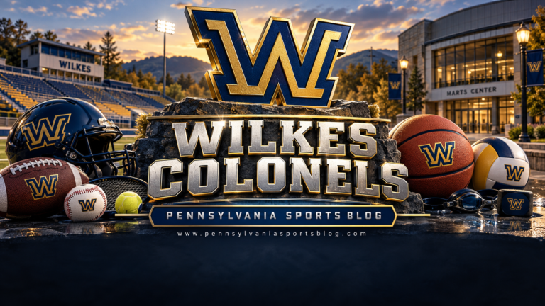 Wilkes Colonels — Pennsylvania Sports Blog editorial illustration; no players or people.